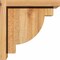 Ekena Millwork Alpine Rough Sawn Corbel w/Backplate, Western Red Cedar, 6"W x 10"D x 10"H COR06X10X10ALP01RWR - alternate 2